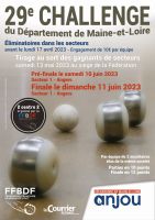 Affiche A4 Challenge Maine Et Loire FFBDF 23