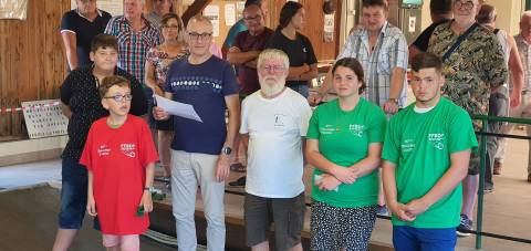 Présentation des finalistes Juniors 2023 par Monsieur le Président de la FFBDF, Philippe Guémard, et Jacques Neau