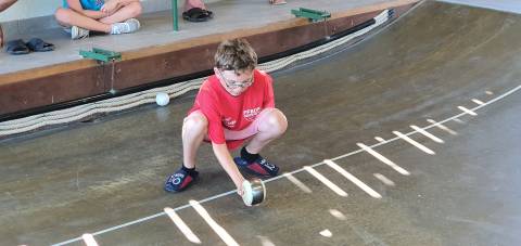 Noa Vigneron, (12 ans), l'Union-Comète de,Beaufort